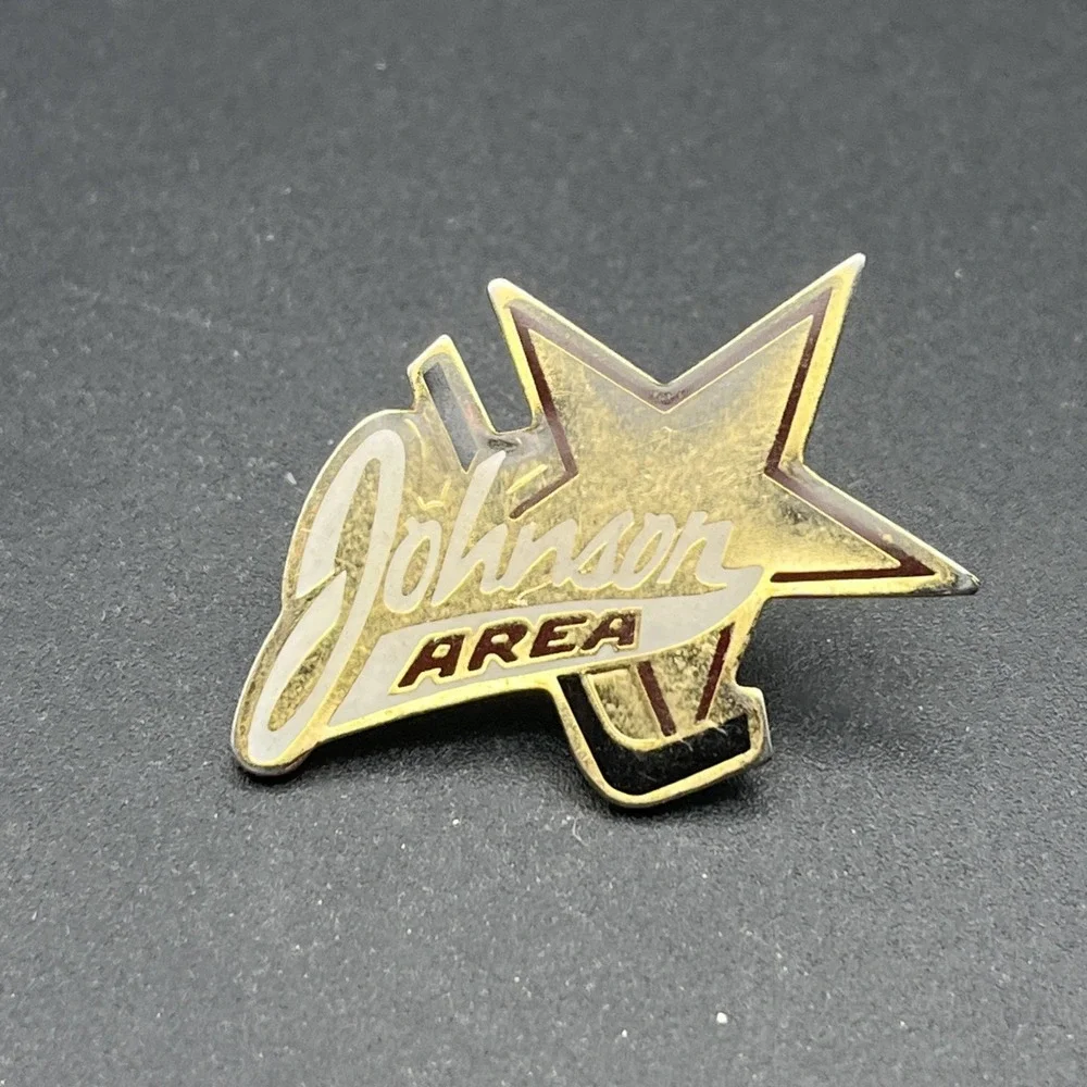 Johnson‎ Area Hockey Star Lapel Hat Pin